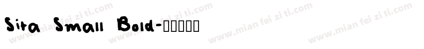 Sita Small Bold字体转换